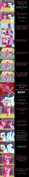 Size: 2000x12092 | Tagged: safe, artist:mlp-silver-quill, amethyst star, bellflower blurb, bon bon, caramel, cloudchaser, coco pommel, dj pon-3, dragon lord ember, flitter, fluttershy, lyra heartstrings, maud pie, mayor mare, meadowbrook, night glider, party favor, pharynx, pinkie pie, prince rutherford, princess ember, rainbow dash, rockhoof, sea swirl, seafoam, soarin', sparkler, spitfire, starlight glimmer, sugar belle, sunburst, sweetie drops, thorax, thunderlane, trixie, twilight sparkle, twilight sparkle (alicorn), twinkleshine, vinyl scratch, alicorn, changedling, changeling, earth pony, pegasus, pony, unicorn, yak, comic:pinkie pie says goodnight, changedling brothers, comic, dialogue, evil laugh, evil planning in progress, female, gift box, king thorax, laughing, lightning, looking at you, male, mare, ponyville town hall, pouting, prince pharynx, shipping denied, stallion, talking to viewer, wall of tags