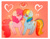 Size: 1014x788 | Tagged: safe, artist:karsismf97, derpibooru import, pinkie pie, rainbow dash, earth pony, pegasus, pony, blushing, cute, dashabetes, diapinkes, eyes closed, female, heart, lesbian, mare, pink background, pinkiedash, preggo dash, pregnant, shipping, simple background, smiling, tongue out