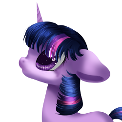 Size: 1000x1000 | Tagged: safe, artist:rue-willings, derpibooru import, twilight sparkle, bust, portrait, solo