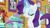 Size: 1920x1080 | Tagged: safe, screencap, rarity, pony, unicorn, forever filly, discovery family logo, eating, magic, mint, solo, telekinesis