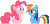 Size: 805x389 | Tagged: safe, artist:audoubled, derpibooru import, pinkie pie, rainbow dash, earth pony, pegasus, pony, female, lesbian, looking at each other, mare, pinkiedash, shipping, simple background, smiling, transparent background, vector