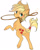 Size: 614x770 | Tagged: safe, artist:pasikon, applejack, earth pony, pony, female, lasso, mare, solo