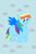 Size: 640x960 | Tagged: safe, artist:lynmunn, derpibooru import, rainbow dash, pegasus, pony, doodle, phone wallpaper, solo