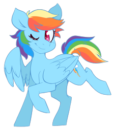 Size: 796x890 | Tagged: safe, artist:cinnamonsparx, derpibooru import, rainbow dash, pegasus, pony, alternate hairstyle, cute, dashabetes, heart eyes, one eye closed, simple background, solo, transparent background, wingding eyes, wink