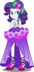 Size: 3575x7561 | Tagged: safe, artist:atomicmillennial, rarity, equestria girls, legend of everfree, absurd resolution, clothes, crystal gala, dress, female, simple background, solo, transparent background, vector