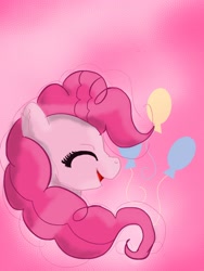 Size: 1536x2048 | Tagged: safe, artist:iponylover, pinkie pie, earth pony, pony, bust, portrait, solo