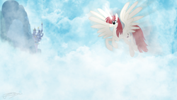 Size: 1920x1080 | Tagged: safe, artist:jamey4, derpibooru import, oc, oc only, oc:fausticorn, lauren faust, solo, wallpaper