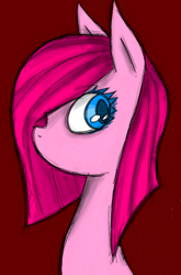 Size: 480x728 | Tagged: safe, artist:jadekettu, pinkie pie, earth pony, pony, bust, pinkamena diane pie, portrait, solo