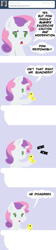 Size: 945x4232 | Tagged: safe, artist:megasweet, sweetie belle, ask smarty belle, bath, bathtub, rubber duck, smarty belle