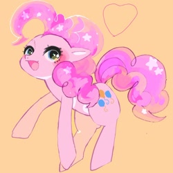 Size: 1420x1419 | Tagged: safe, artist:yam, pinkie pie, earth pony, pony, female, mare, pink coat, pink mane, pixiv, solo