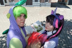 Size: 2048x1366 | Tagged: safe, artist:danil-nd, derpibooru import, spike, twilight sparkle, human, cosplay, irl, irl human, photo