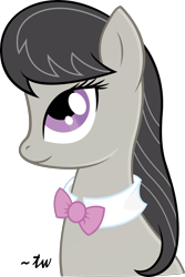 Size: 2587x3868 | Tagged: dead source, safe, artist:anders-art, octavia melody, earth pony, pony, bust, cute, high res, profile, simple background, tavibetes, transparent background, vector