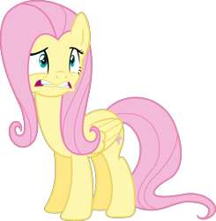 Size: 6000x6123 | Tagged: safe, artist:aethon056, fluttershy, pegasus, pony, the cutie map, .svg available, absurd resolution, gritted teeth, simple background, solo, transparent background, vector