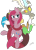 Size: 1024x1419 | Tagged: safe, artist:cyanyeh, artist:midnightblitzz, discord, pinkie pie, earth pony, pony, cute, pinkamena diane pie, simple background, transparent background, vector