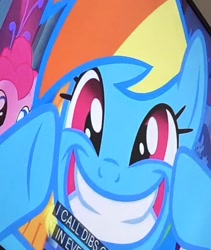 Size: 1729x2048 | Tagged: safe, derpibooru import, screencap, rainbow dash, pegasus, pony, the beginning of the end, cute, dashabetes, faic, rainbow dash is best facemaker, rainbowsnap, solo focus