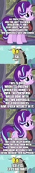 Size: 500x2461 | Tagged: safe, edit, edited screencap, screencap, discord, starlight glimmer, pony, unicorn, comic, fanfic art, screencap comic