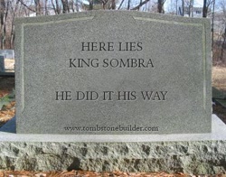 Size: 400x313 | Tagged: safe, derpibooru import, king sombra, the beginning of the end, gravestone, implied death, song reference, text, tombstones