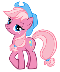 Size: 1496x1810 | Tagged: safe, artist:durpy, color edit, applejack, pinkie pie, earth pony, pony, g3, g3 to g4, generation leap, simple background, solo, transparent background, vector