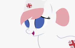 Size: 1400x900 | Tagged: safe, artist:snipitychamp, derpibooru import, nurse redheart, simple background, wallpaper, white background