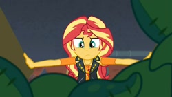 Size: 1920x1080 | Tagged: safe, screencap, sunset shimmer, better together, choose your own ending, costume conundrum, costume conundrum: sunset shimmer, equestria girls, box, geode of empathy, magical geodes, sunset's apartment