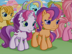 Size: 781x586 | Tagged: safe, screencap, pinkie pie, scootaloo, sweetie belle, earth pony, pony, g3.5, twinkle wish adventure, disapproval