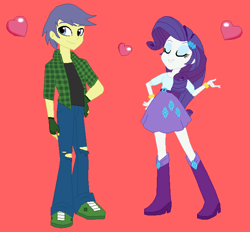 Size: 666x618 | Tagged: safe, artist:owletbrigthness, artist:selenaede, comet tail, rarity, equestria girls, base used, cometity, crack shipping, eqg promo pose set, equestria girls-ified, female, male, shipping, straight