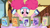 Size: 1364x768 | Tagged: safe, screencap, pinkie pie, earth pony, pony, scare master, alternate hairstyle, clothes, costume, customized, headband, nightmare night, nightmare night costume, paper bag, pinkie puffs, roller skates, sugarcube corner