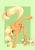 Size: 6300x8910 | Tagged: safe, artist:lilfaux, applejack, earth pony, pony, absurd resolution, bucking, solo