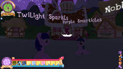 Size: 1280x720 | Tagged: safe, derpibooru import, screencap, twilight sparkle, game, legends of equestria, purple smart