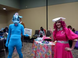 Size: 1280x960 | Tagged: safe, derpibooru import, king sombra, ocellus, pinkie pie, human, 2019, bronycon, bronycon 2019, clothes, cosplay, costume, irl, irl human, mask, photo