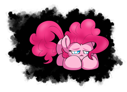 Size: 1896x1378 | Tagged: safe, artist:flamevulture17, pinkie pie, earth pony, pony, crying, female, mare, pink coat, pink mane, solo