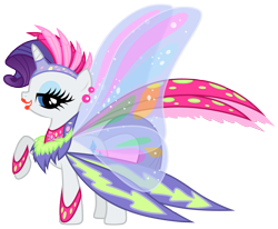Size: 3632x3000 | Tagged: safe, artist:brony-works, rarity, pony, unicorn, sonic rainboom (episode), glimmer wings, high res, lipstick, simple background, solo, transparent background, vector
