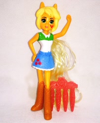 Size: 650x802 | Tagged: safe, applejack, equestria girls, comb, doll, prototype, taobao, toy