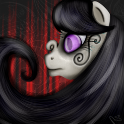 Size: 1000x1000 | Tagged: safe, artist:kirajoleen, octavia melody, earth pony, pony, female, gray coat, mare