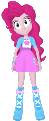 Size: 263x653 | Tagged: safe, artist:creatorofpony, pinkie pie, equestria girls, 3d, boots, bracelet, clothes, high heel boots, jewelry, shoes, skirt, solo