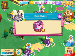 Size: 912x684 | Tagged: safe, pinkie pie, sugar belle, twilight velvet, twinkleshine, earth pony, pony, spoiler:s05, gameloft