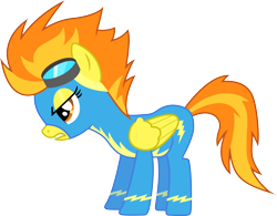 Size: 5732x4463 | Tagged: safe, artist:d4svader, derpibooru import, spitfire, absurd resolution, angry, simple background, svg, transparent background, vector