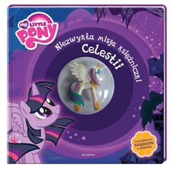 Size: 500x500 | Tagged: safe, princess celestia, twilight sparkle, twilight sparkle (alicorn), alicorn, pony, egmont, my little pony logo, official, polish, toy