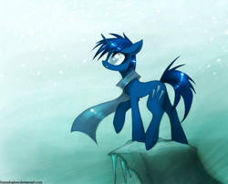 Size: 1200x971 | Tagged: safe, artist:foxinshadow, oc, oc only, clothes, ice, scarf, solo