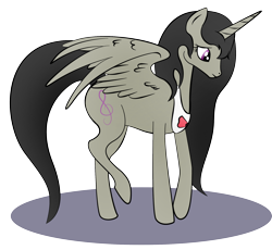 Size: 2000x1836 | Tagged: safe, artist:zomgitsalaura, octavia melody, alicorn, earth pony, pony, alicornified, octacorn, race swap, simple background, transparent background, vector