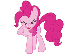 Size: 2048x1536 | Tagged: safe, artist:proponypal, pinkie pie, earth pony, pony, female, nostrils, simple background, sneezing, solo, spray, transparent background, vector