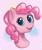 Size: 500x600 | Tagged: safe, artist:ladykochou, pinkie pie, earth pony, pony, bust, portrait, solo