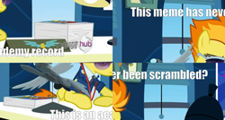 Size: 500x267 | Tagged: safe, derpibooru import, spitfire, wonderbolts academy, academy record, meme