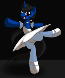 Size: 900x1080 | Tagged: safe, artist:kloudmutt, oc, oc only, oc:klodette, ballerina, ballet, clothes, dancing, tutu