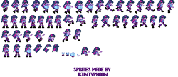 Size: 465x200 | Tagged: safe, artist:ikuntyphoon, derpibooru import, twilight sparkle, equestria girls, inflation, pixel art, pointing, running, sprite, sprite sheet