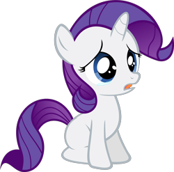 Size: 3234x3197 | Tagged: safe, artist:ocarina0ftimelord, rarity, pony, unicorn, .svg available, female, filly, filly rarity, simple background, sitting, solo, transparent background, vector, younger