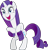 Size: 2500x2578 | Tagged: safe, artist:ocarina0ftimelord, rarity, pony, unicorn, the crystal empire, .svg available, rarity tugs her mane, simple background, solo, transparent background, tugging, vector, vector trace