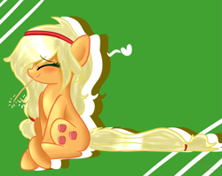 Size: 1717x1365 | Tagged: safe, artist:sugarrush015, part of a set, applejack, earth pony, pony, female, mare, solo