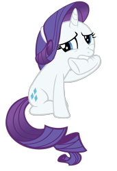 Size: 1488x2178 | Tagged: safe, artist:ocarina0ftimelord, rarity, pony, unicorn, secret of my excess, female, mare, simple background, solo, transparent background, vector, vector trace