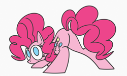 Size: 1280x774 | Tagged: safe, artist:mr. rottson, pinkie pie, earth pony, pony, female, mare, simple background, solo, white background